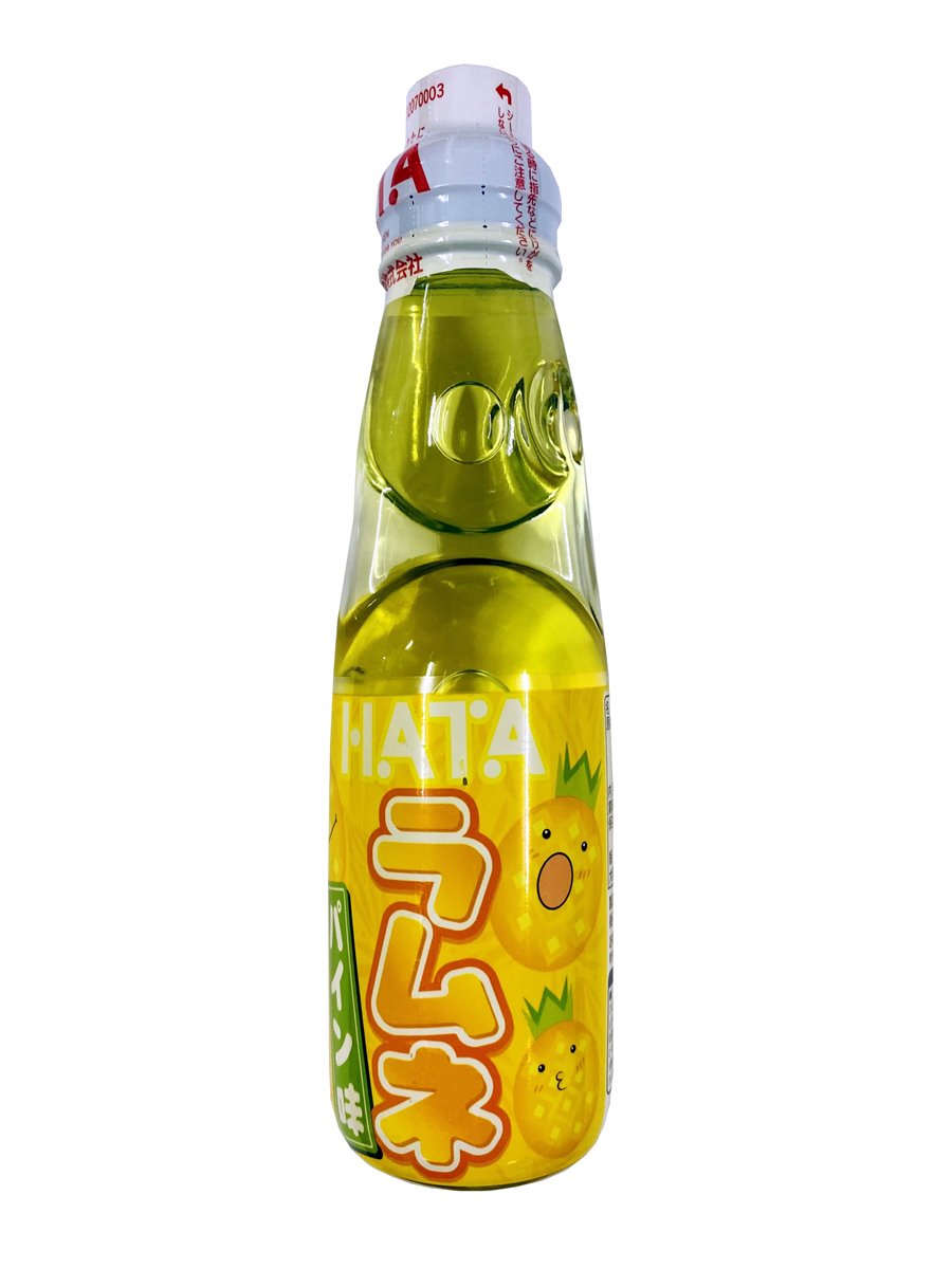 Hata Kosen | 30x Ananas 200ml, Erfrischungsgetränk, japanische Limonade