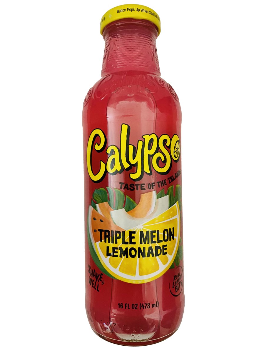 Calypso | 12x Triple Melon Lemonade 0,473l, Erfrischungsgetränk, Palettenversand