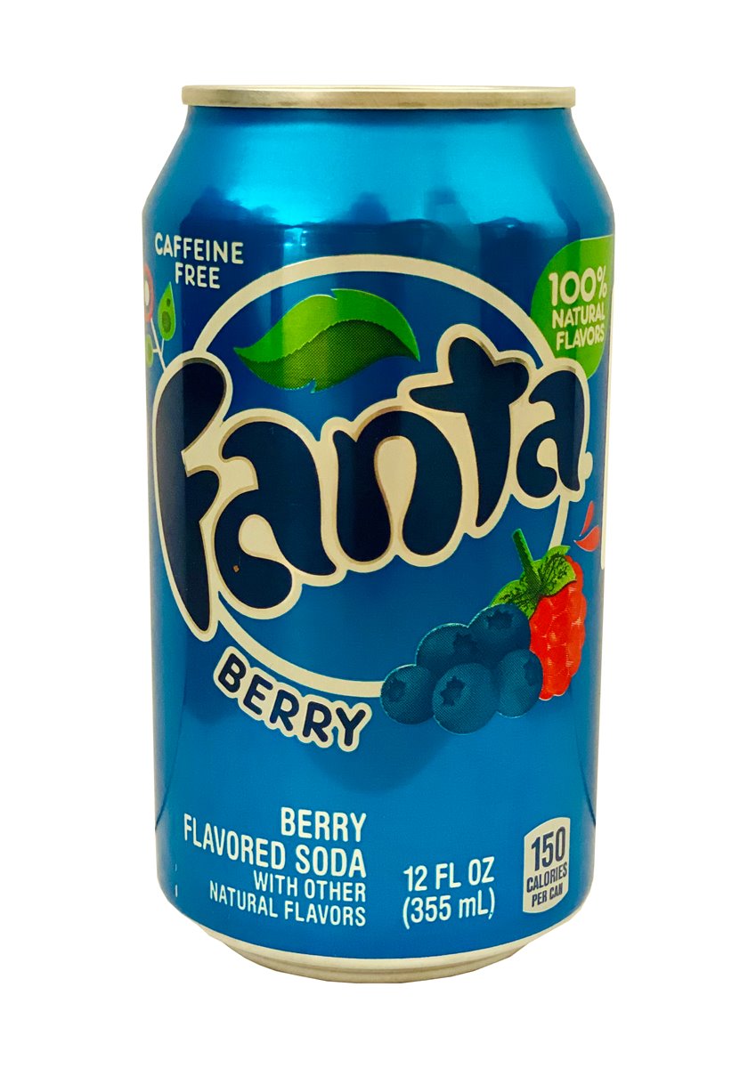 Fanta | 12x Berry 355ml, Softdrink, Limonade, USA Import