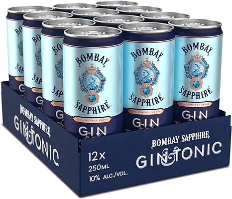 Bombay Sapphire | 12x Gin & Tonic 0,25l, 10% vol. DPG