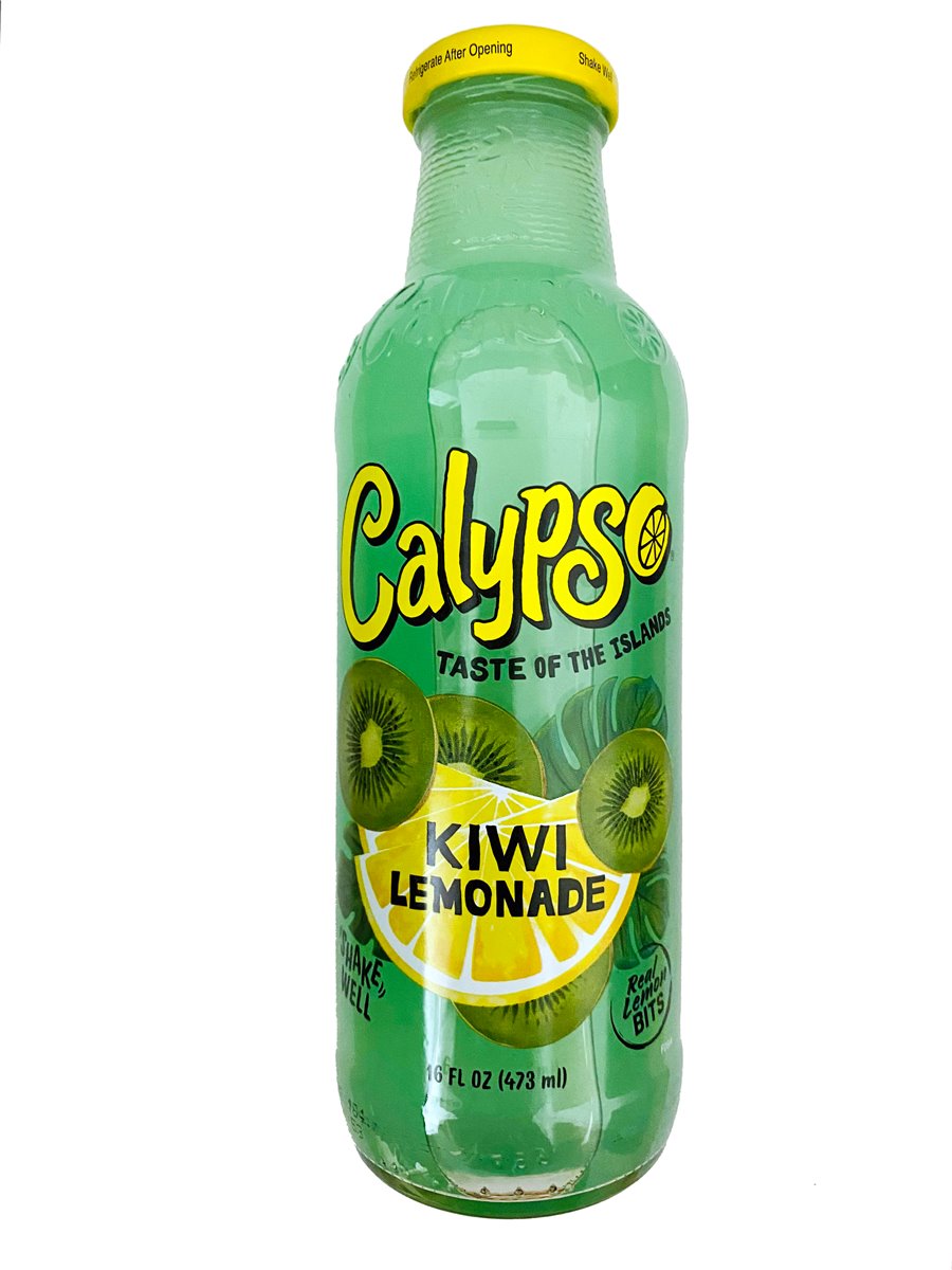 Calypso | 12x Kiwi Lemonade 0,473l, Erfrischungsgetränk, Palettenversand