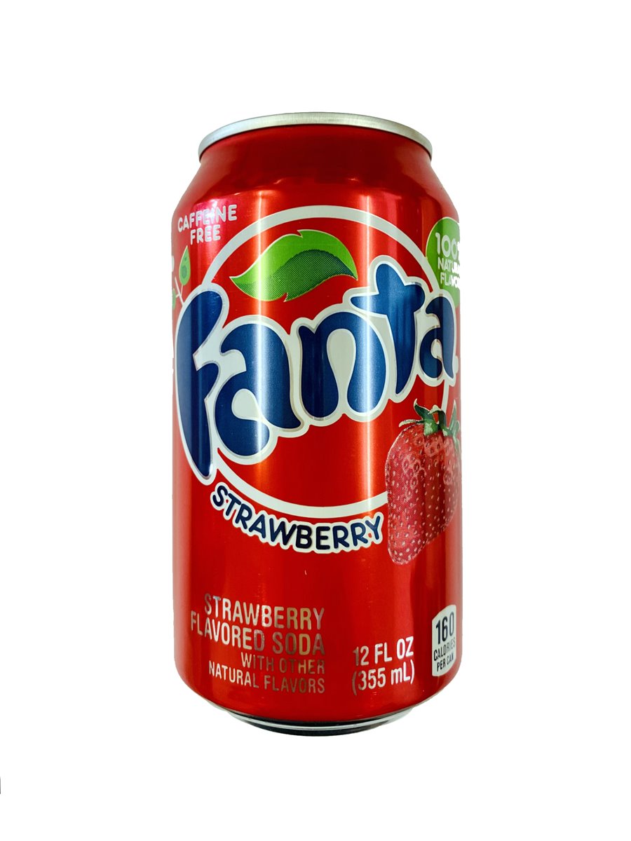 Fanta | 12x Strawberry 355ml, Softdrink, USA Import