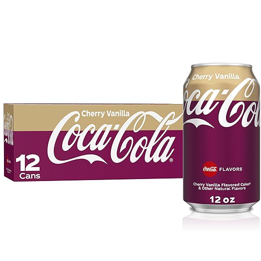 Coca-Cola | 12x Vanilla Cherry 355ml, Softdrink, Limonade, USA Import