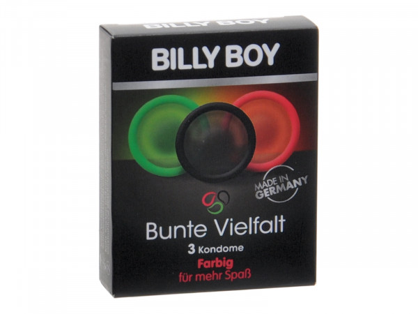 Billy Boy | Kondom Bunte Vielfalt 3er Packung