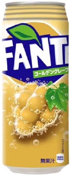 Fanta | 24x Golden Grape Japan 500ml, Erfrischungsgetränk, Limonade